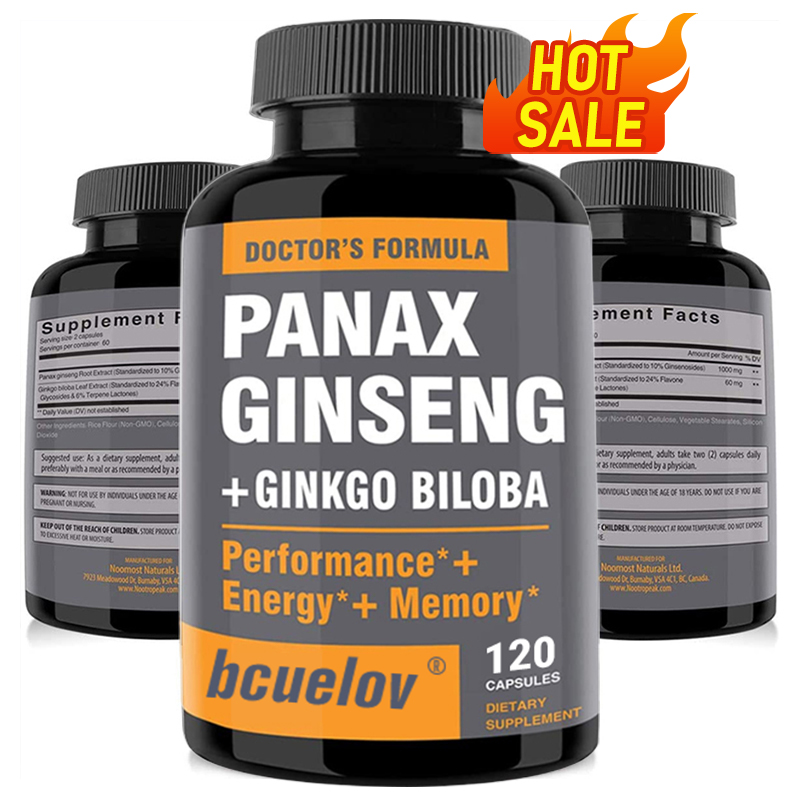 Ginkgo Biloba Extract - Ginseng + Ginkgo Biloba Extract Capsules-Helpt