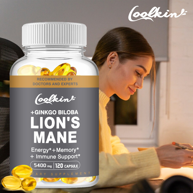 Ginkgo Biloba Extract - Coolkin Lion's Mane Mushroom-extractsupplement voor de